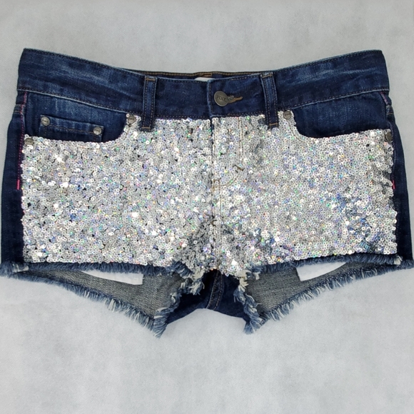 PINK Victoria Secret Sequin Shorts - Picture 8 of 10